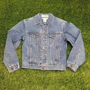 Vintage Calvin-Klein Denim Jacket Womens Small 18x21 Blue
